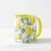 Mug Musique de citron jaune (Devant droit)