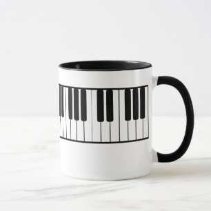 Mug Musique de clavier de piano