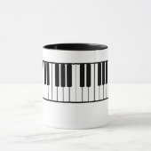 Mug Musique de clavier de piano (Centre)