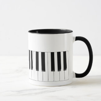 Mug Musique de clavier pour piano Musique à deux tonal