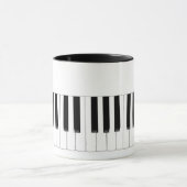 Mug Musique de clavier pour piano Musique à deux tonal (Centre)