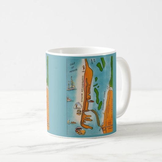 Mug Musique de Clearwater Beach (Devant droit)