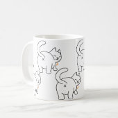 Mug Musique de cloche de chat (Devant gauche)