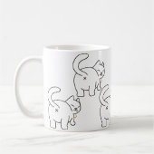 Mug Musique de cloche de chat (Gauche)