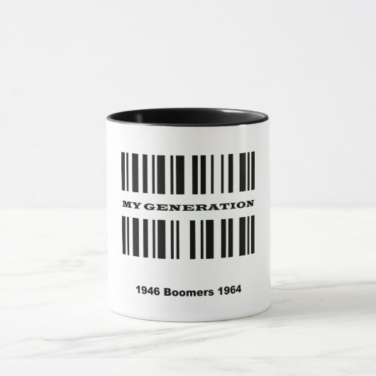 Mug Musique de code barre de démarrage (Centre)