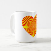 Mug Musique de coeur Starburst (Devant gauche)