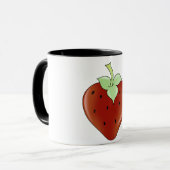 Mug Musique de collection de fraises (Devant gauche)