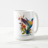 Mug Musique de conception de colibri (Devant droit)
