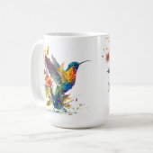Mug Musique de conception de colibri (Devant gauche)