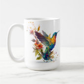 Mug Musique de conception de colibri (Gauche)