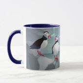 Mug Musique de conception de deux pouffins (Gauche)