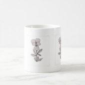 Mug Musique de conception de fleurs (Centre)