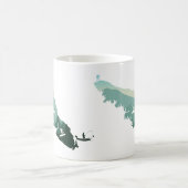 Mug Musique de conception de la côte ouest de l'île de (Centre)