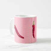 Mug Musique de conception de poivre rouge chaud (Devant gauche)