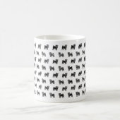 Mug Musique de conception d'esquisse de carlin (Centre)