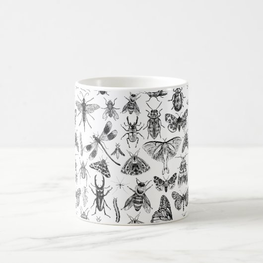 Mug Musique de conception d'insectes (Centre)