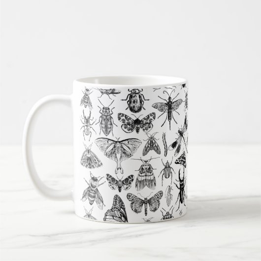Mug Musique de conception d'insectes (Gauche)