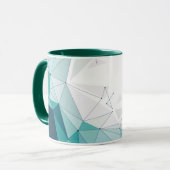 Mug Musique de conception géométrique (Devant gauche)