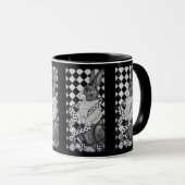 Mug Musique de conception géométrique de lapin néerlan (Devant droit)