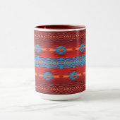 Mug Musique de conception géométrique ethnique du sud- (Centre)