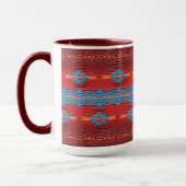Mug Musique de conception géométrique ethnique du sud- (Gauche)