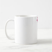 Mug Musique de conception rose (Gauche)