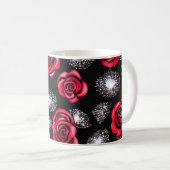 Mug Musique de conception rose (Devant droit)