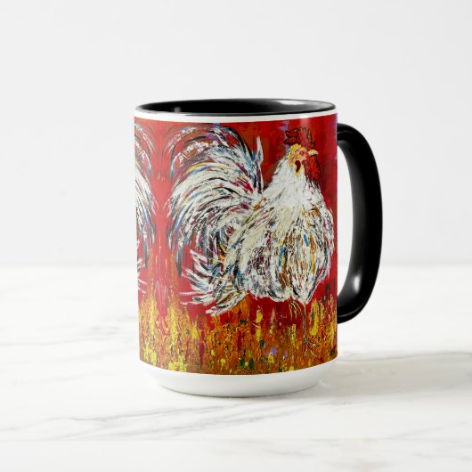 Mug Musique de coq (Devant droit)