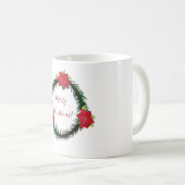 Mug Musique de couronne de Noël (Devant droit)