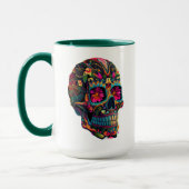 Mug Musique de crâne mexicaine (Gauche)