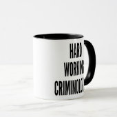 Mug Musique de Criminologue au travail difficile (Devant droit)