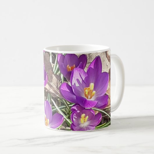 Mug Musique de Crocus pourpre (Devant droit)
