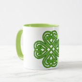 Mug Musique de croix celtique (Devant gauche)