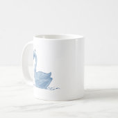 Mug Musique de cygne bleu (Devant gauche)
