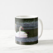 Mug Musique de cygnes blancs (Devant droit)