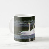 Mug Musique de cygnes blancs (Devant gauche)