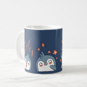 Mug Musique de défilé de pingouin (Devant gauche)
