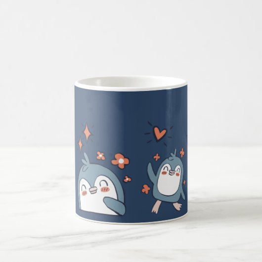 Mug Musique de défilé de pingouin (Centre)