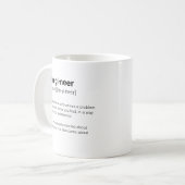 Mug Musique de définition d'ingénierie (Devant gauche)