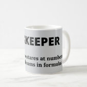 Mug Musique de définition du héros comptable (Devant droit)