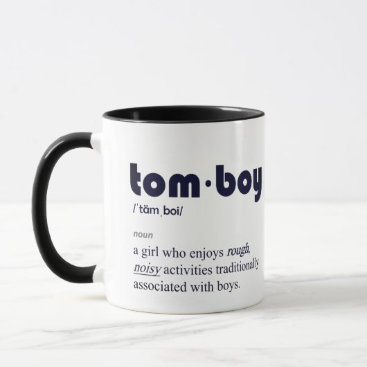 Mug Musique de définition Tomboy (Gauche)