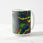 Mug Musique de design de fusion rouge (Devant droit)