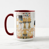 Mug Musique de design royal égyptienne (Gauche)