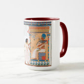 Mug Musique de design royal égyptienne (Devant droit)