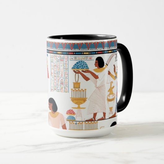 Mug Musique de design royal égyptienne (Devant droit)