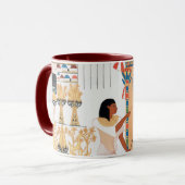 Mug Musique de design royal égyptienne (Devant gauche)
