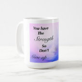 Mug Musique de devis inspirante (Devant gauche)