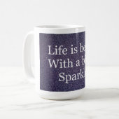 Mug Musique de devis inspirante (Devant gauche)