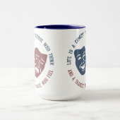 Mug Musique de devis LIFE - choisir style & couleur (Centre)