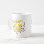 Mug Musique de devis motivationnelle (Devant gauche)